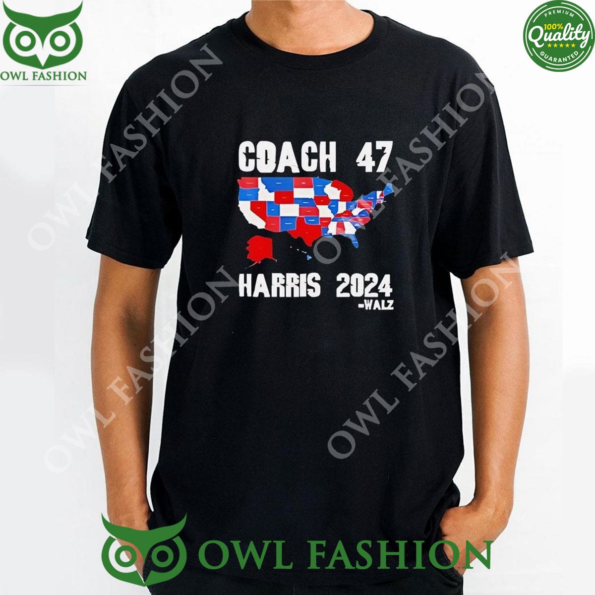 Coach 47 Harris Walz 2024 t Shirt The level of craftsmanship is impeccable.