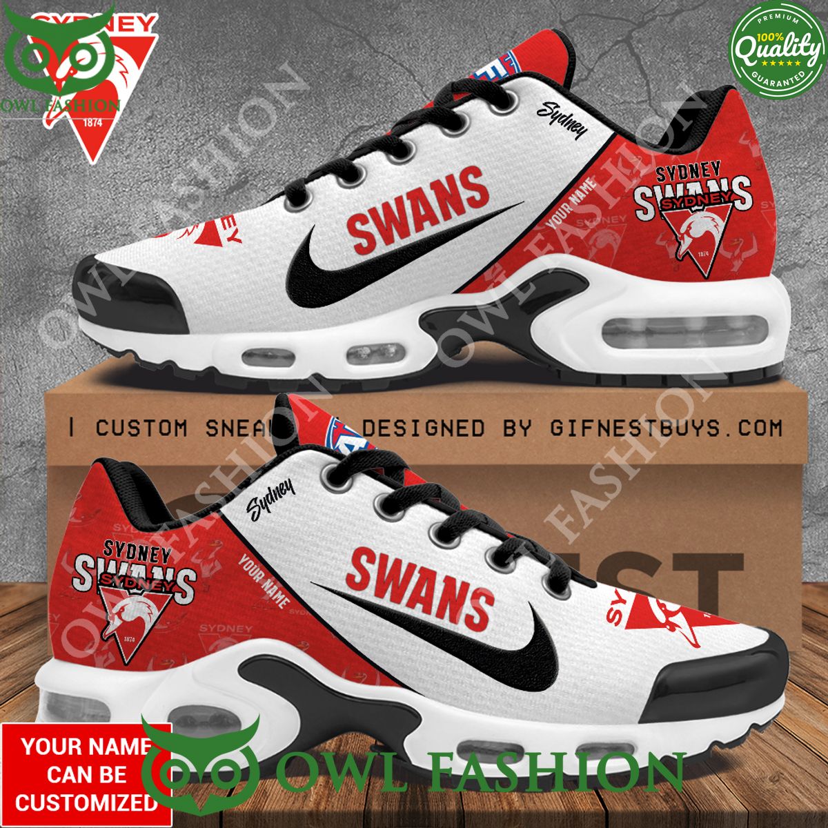 Personalized Sydney Swans Logo Air Max Shoes She has grown up know