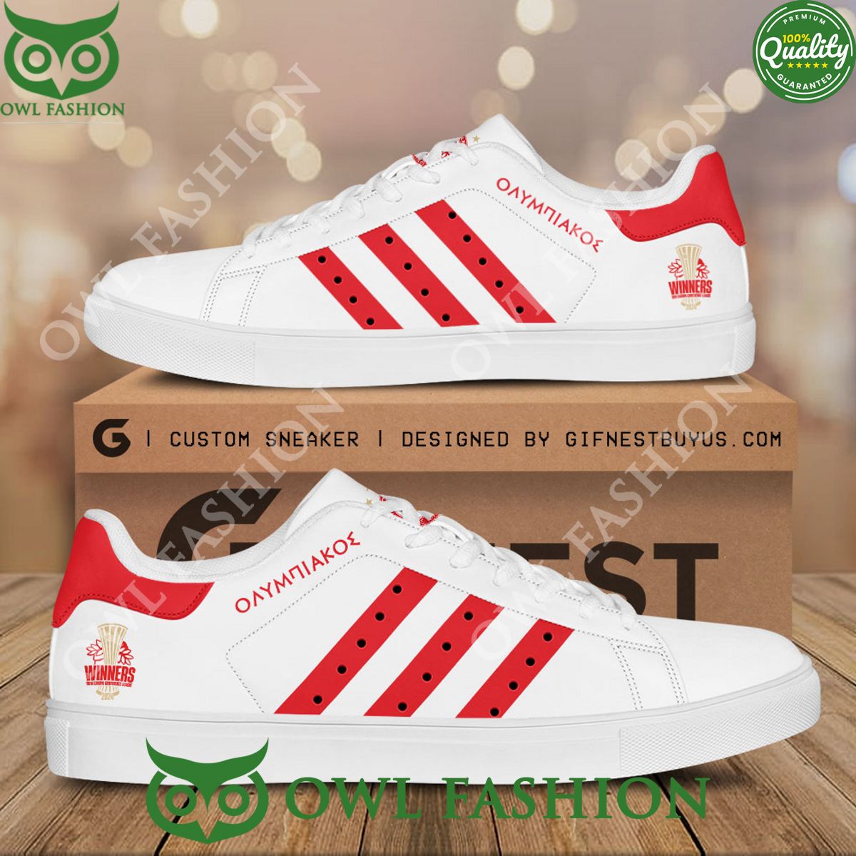 olympiacos greek football champion f c stan smith shoes 1 GGfCM.jpg