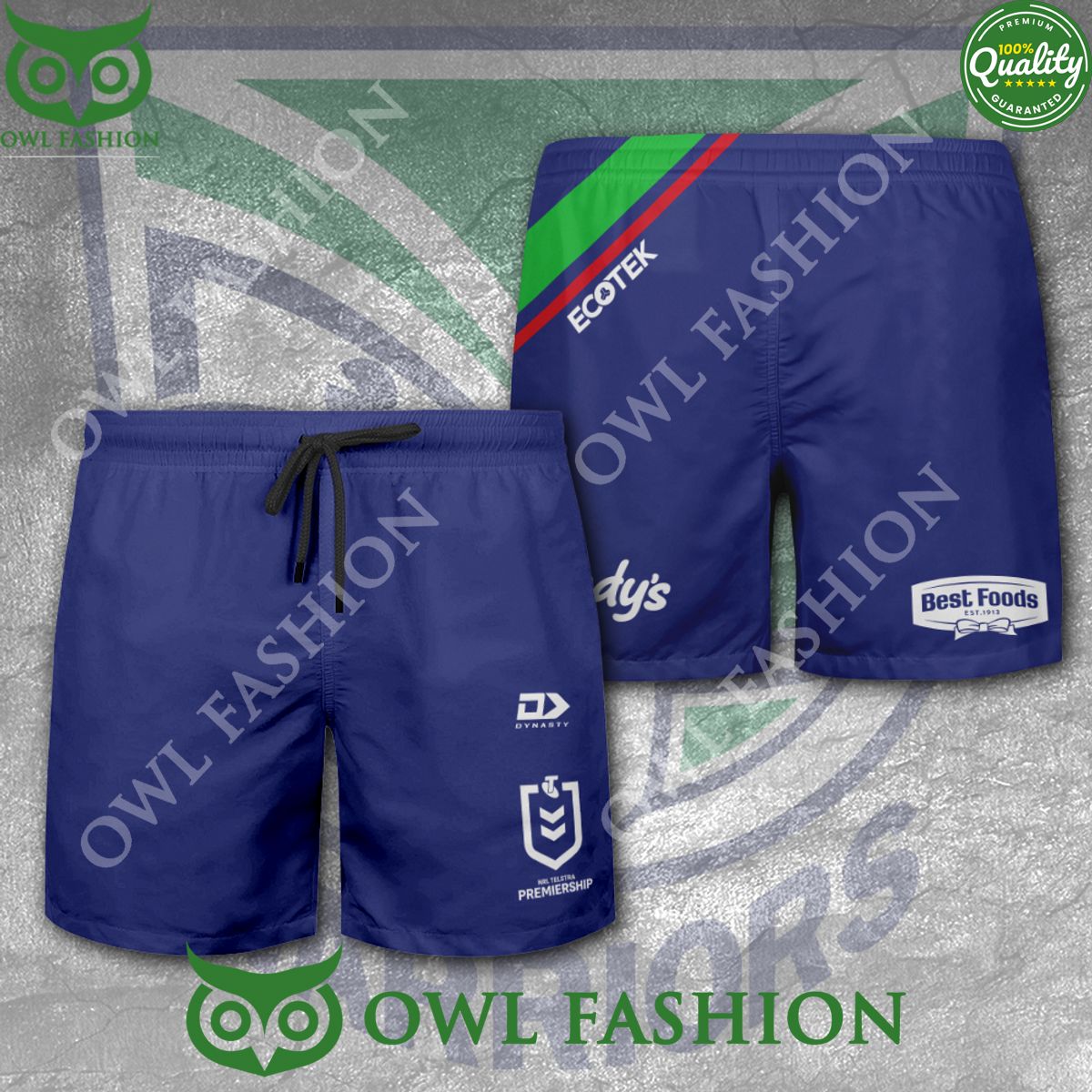 New Zealand Warriors Ecotek NRL Premiership Shorts Looking so nice