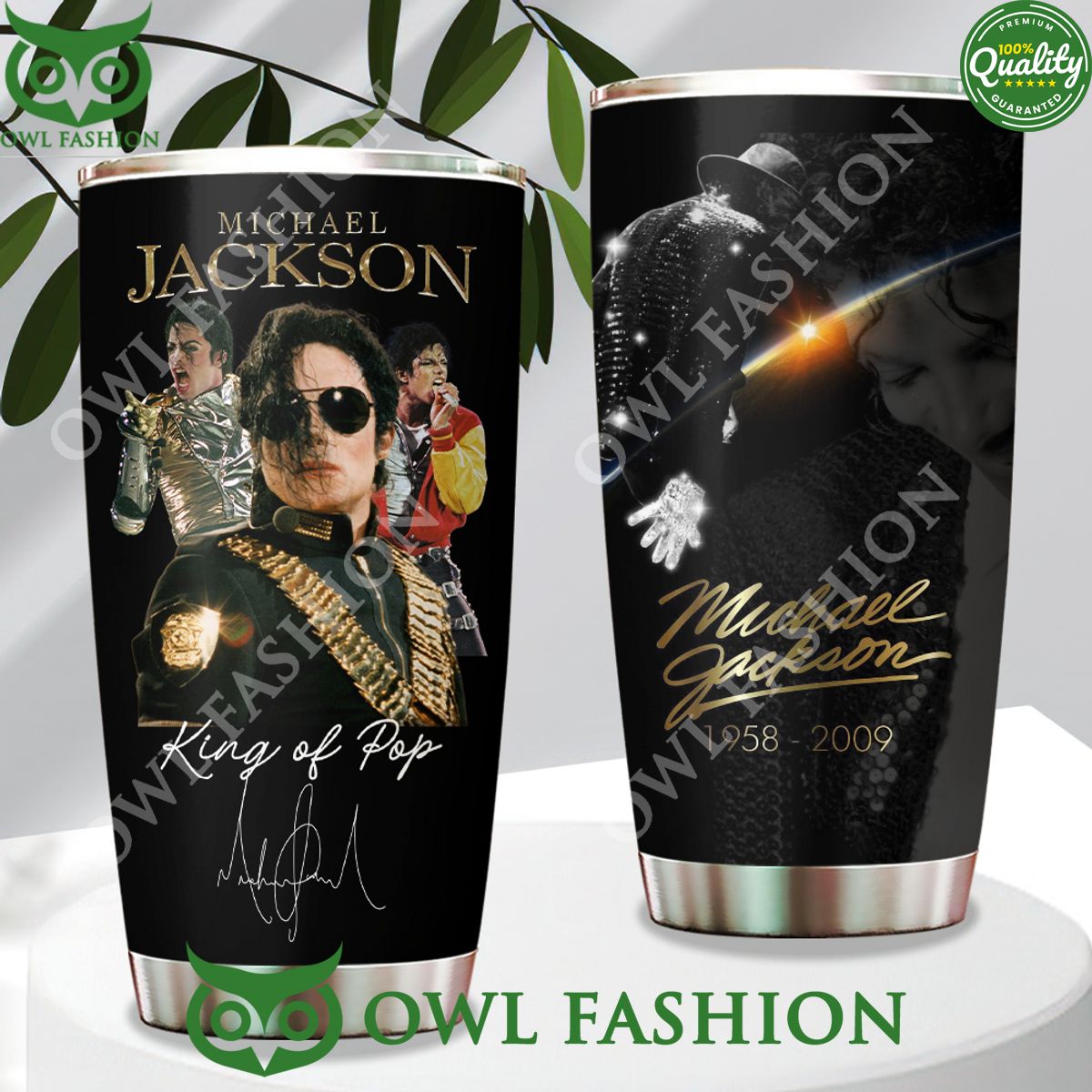 michael jackson remembrance king of pop tumbler cup 1 9QWZv.jpg