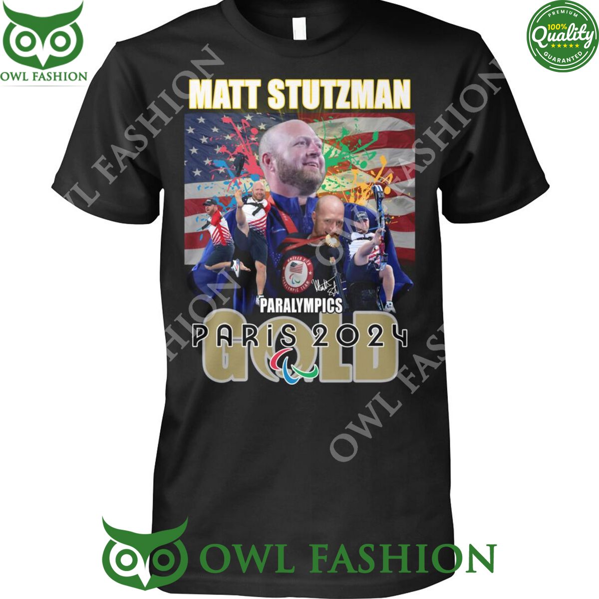 the first armless archer to win paralympic gold matt stutzman 2024 t shirt 1 lT5Hu.jpg