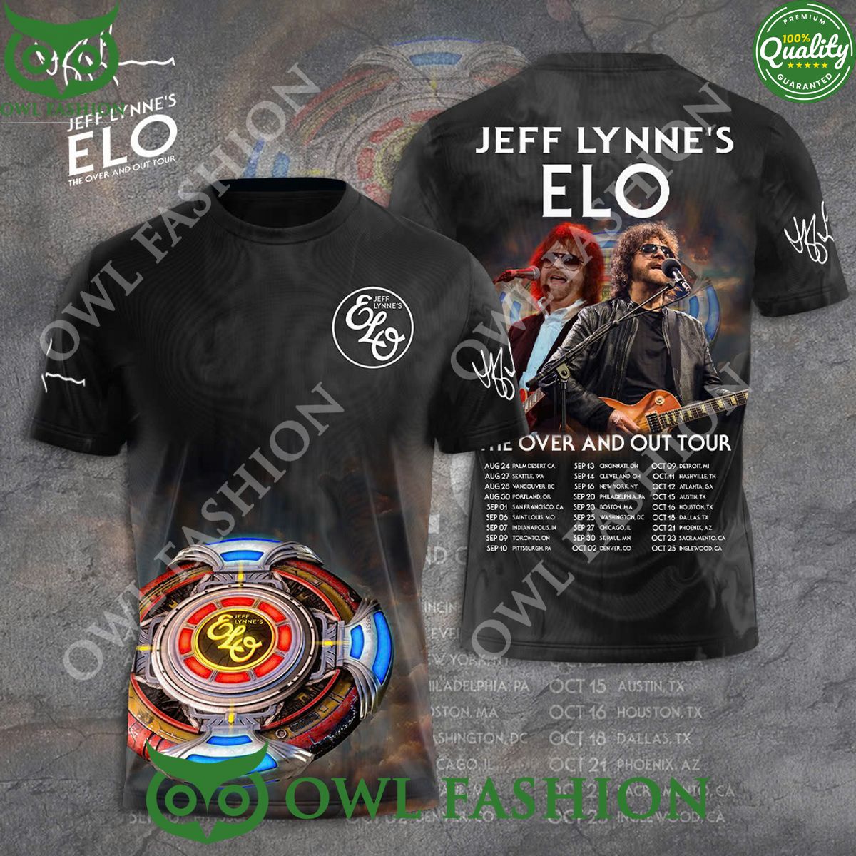 Jeff Lynne ELO The Over and Our Tour 3D t Shirt Have you joined a gymnasium?