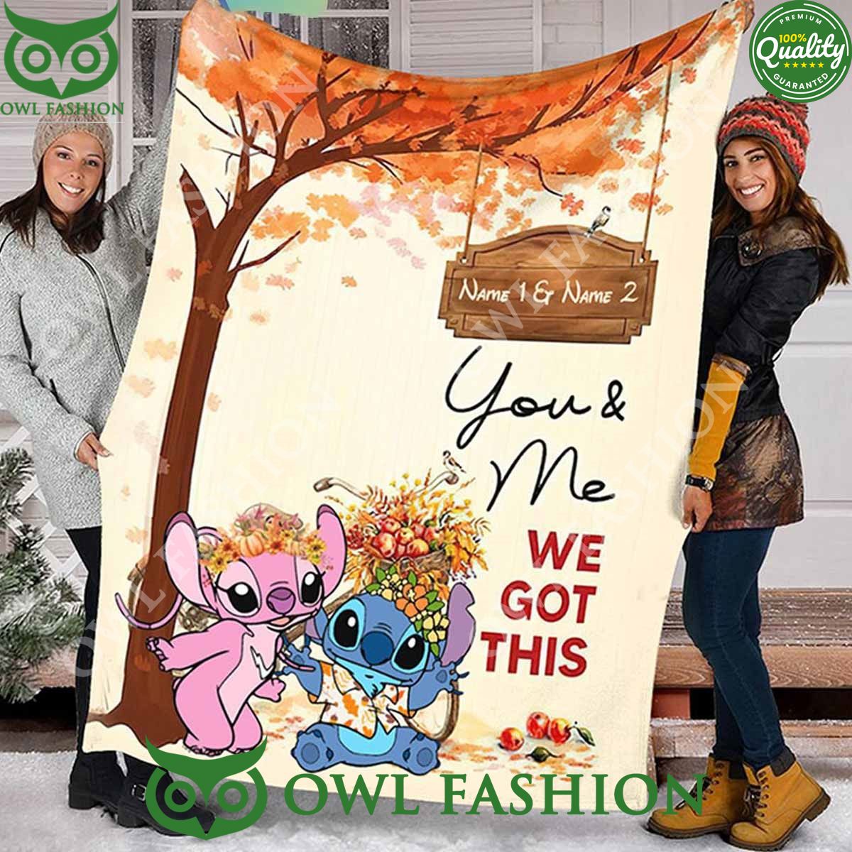 happy fall stitch you and me we got this personalized quilt fleece blanket 1 7j9Lz.jpg