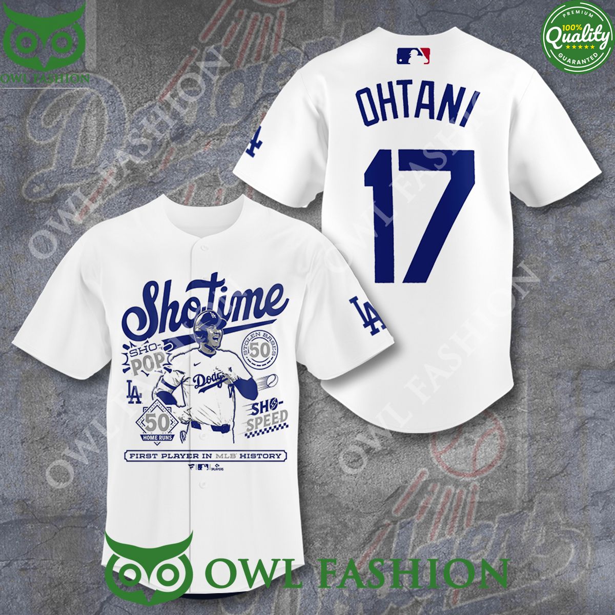 los angeles dodgers x shohei ohtani number 17 white baseball jersey shirt 1 EQs05.jpg