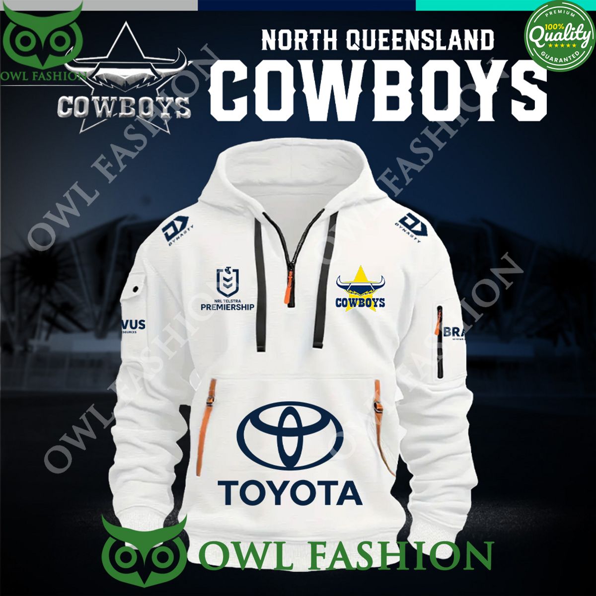 north queensland football rugby toyota nrl half zipper hoodie 1 H73zV.jpg