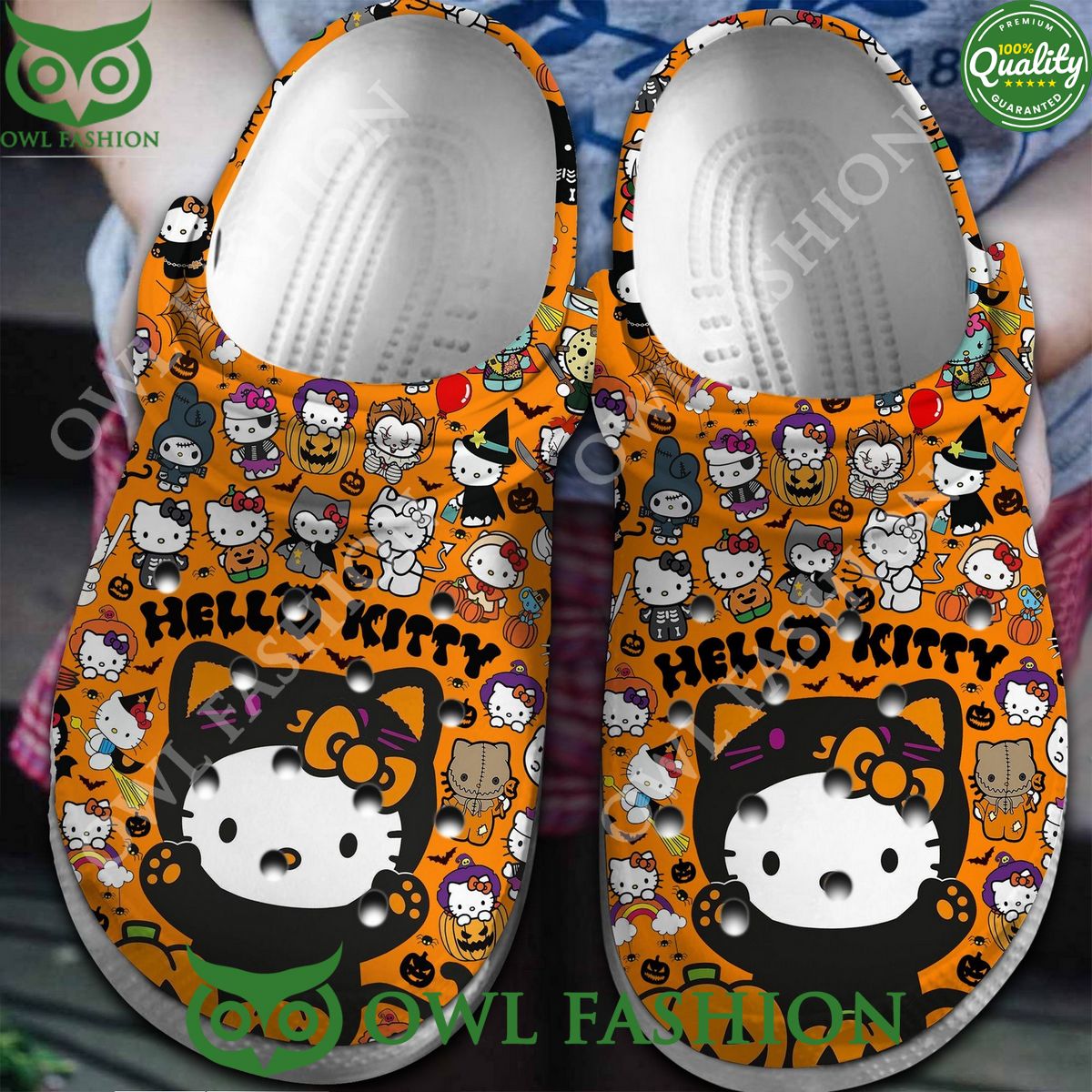 halloween hello kitty and pumkins orange clogs croc 1 TwUjR.jpg