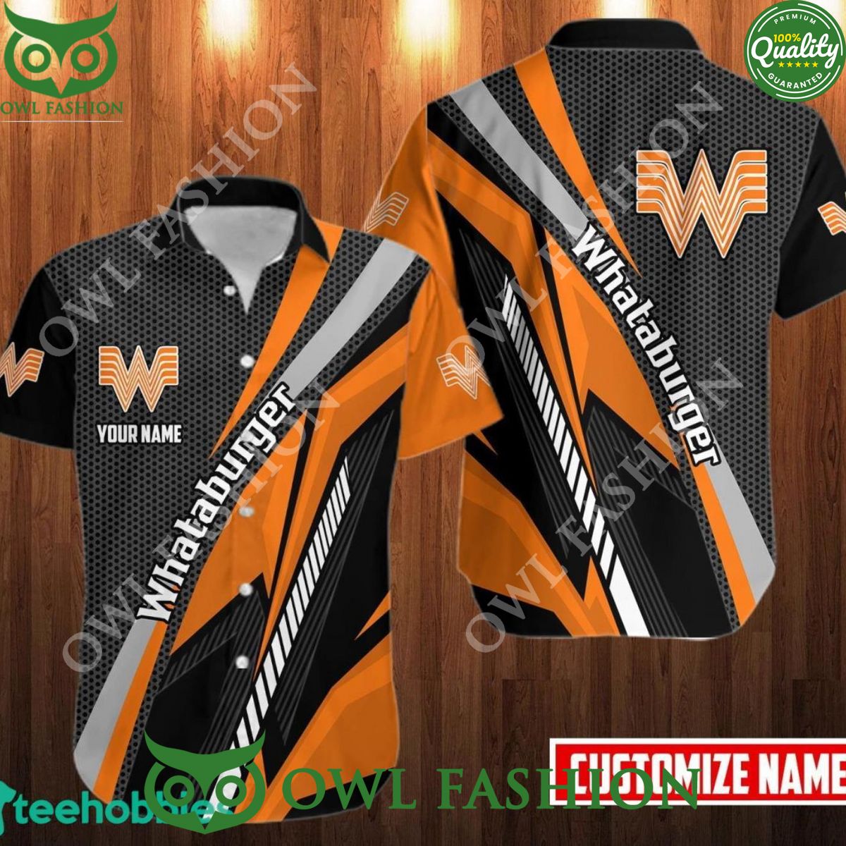 Personalized Whataburger Unique Design 3d Hawaiian Shirt You look too weak