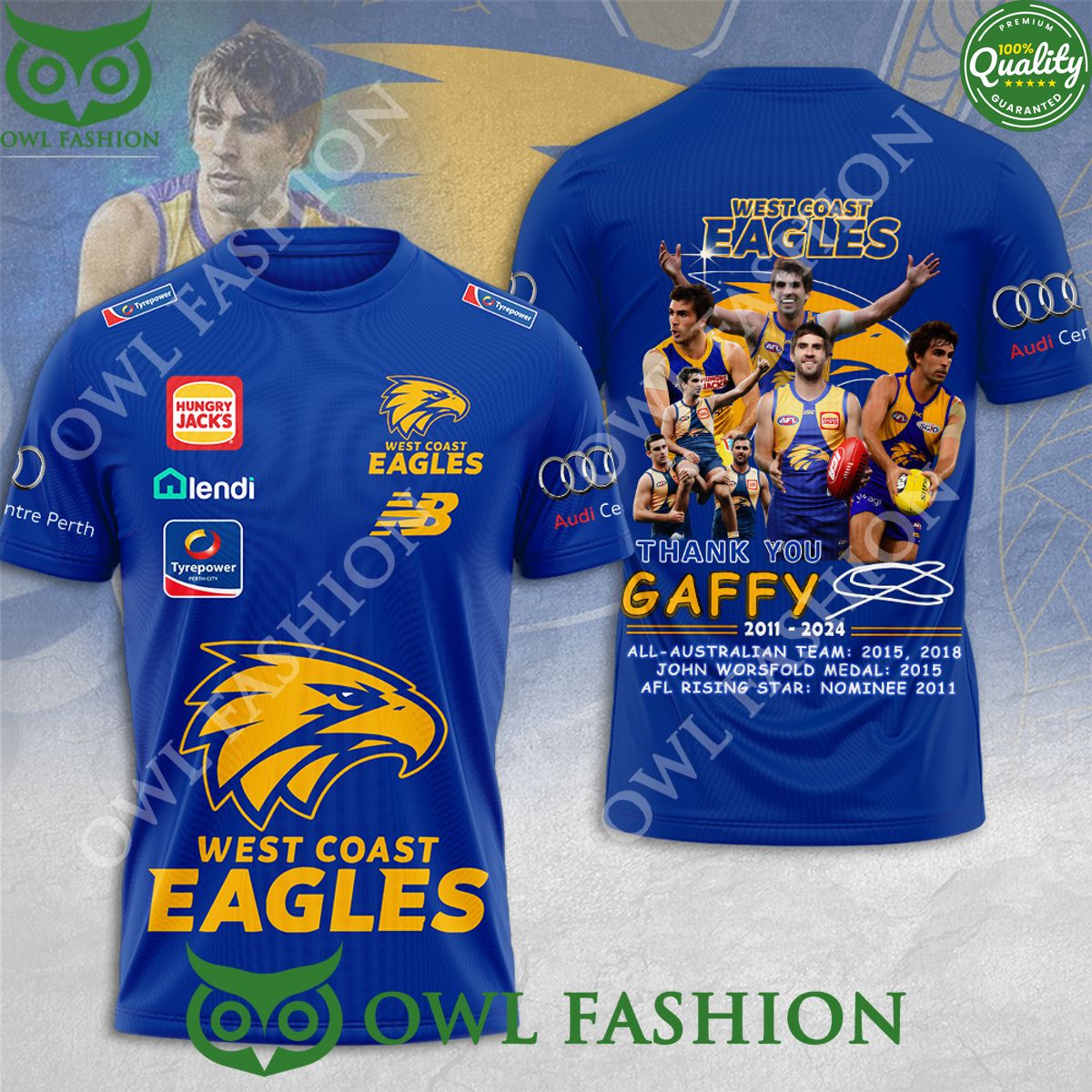 west coast eagles x andrew gaff 2011 2024 thank 3d t shirt 1 cD6zf.jpg