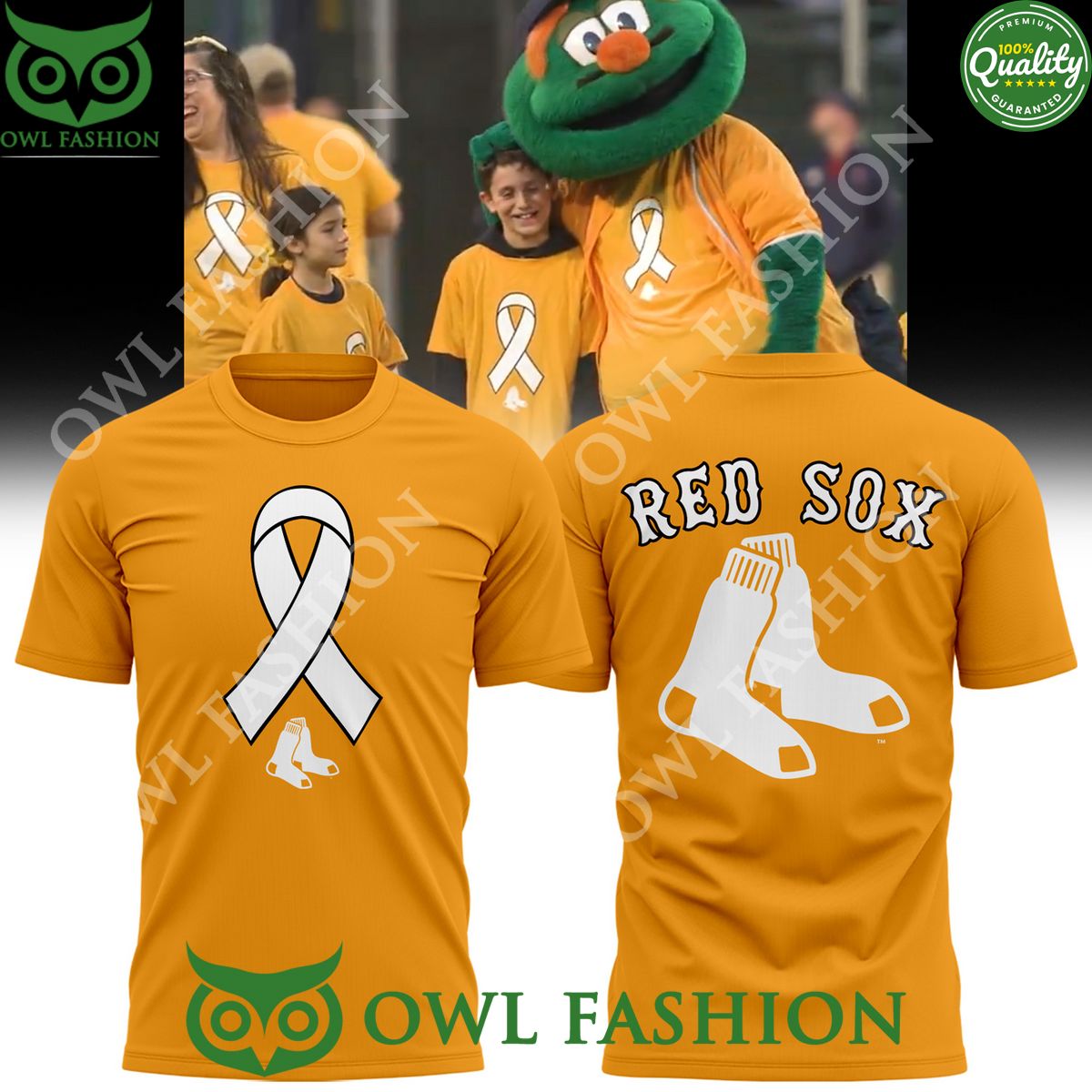 boston red sox honoring childhood cancer awareness month t shirt 1 Flpfa.jpg