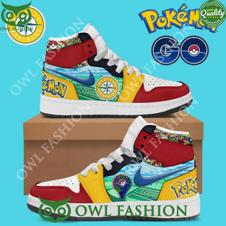 Seattle Mariners MLB 2024 Pokémon GO Night Shoes You look fresh in nature