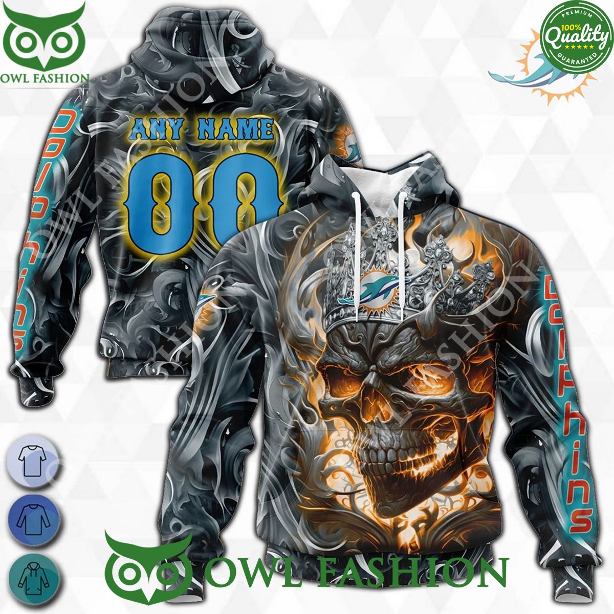 custom name number nfl miami dolphins skull crown special hoodie shirt 1 SSDHO.jpg