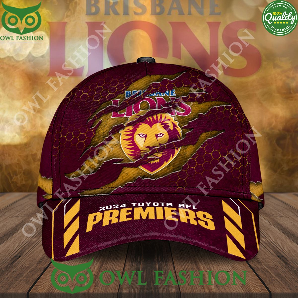 Brisbane Lions Toyota AFL Premiers Classic Cap Good look mam