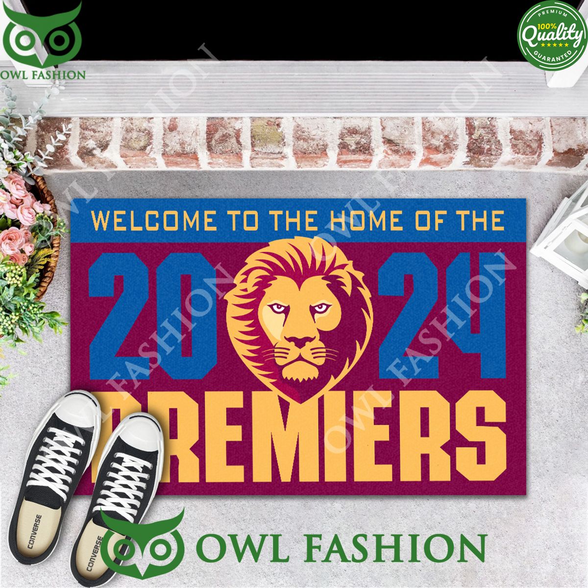 Brisbane Lions Welcome To The Home Limited Doormat Looking so nice