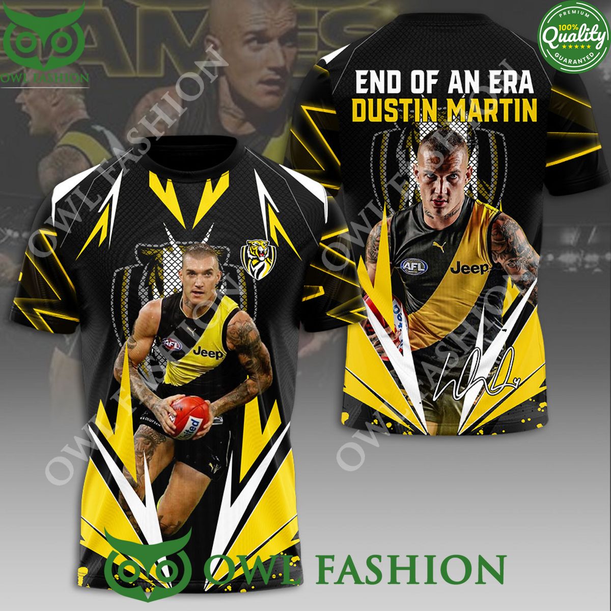 richmond fc x dustin martin logo yellow and black 3d t shirt 1 Ujhh0.jpg