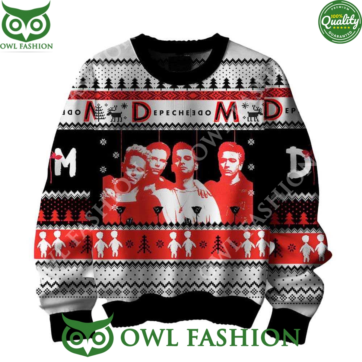 Njoy TH SIL NC Depeche Mode Christmas 2024 Ugly Sweater It is too funny