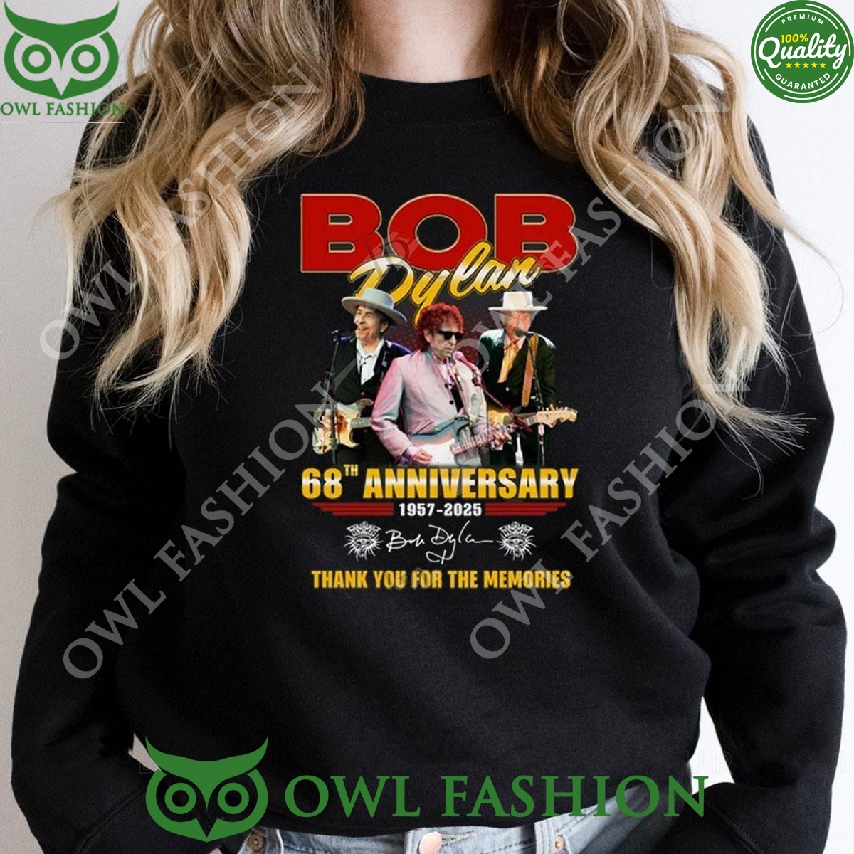 bob dylan greatest songwriters 68th anniversary 1957 2025 thank you for the memories sweatshirt 1 kidTY.jpg