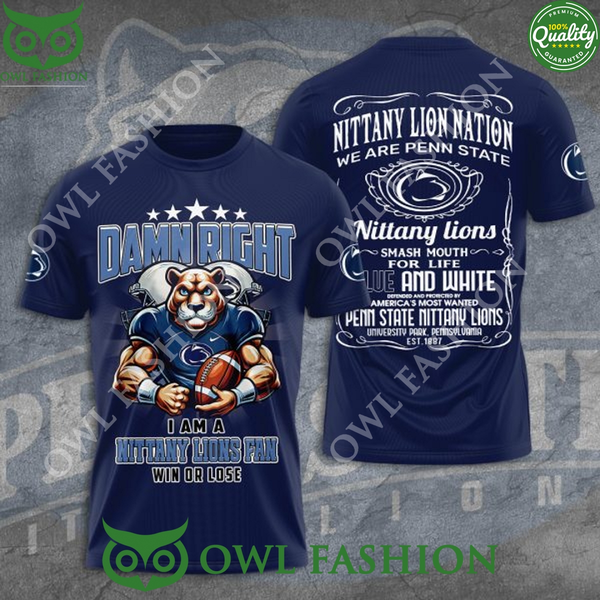 penn state nittany lions football damn right win or lose smash mouth for life t shirt 1 KWepY.jpg